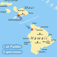 Cali Paddler Explorations Big Island to Maui