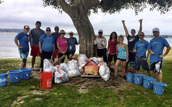 Cali Paddler Beach Cleanup