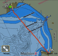 Monterey Bay Crossing - Map