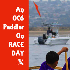 An OC6 Paddlr On Race Day