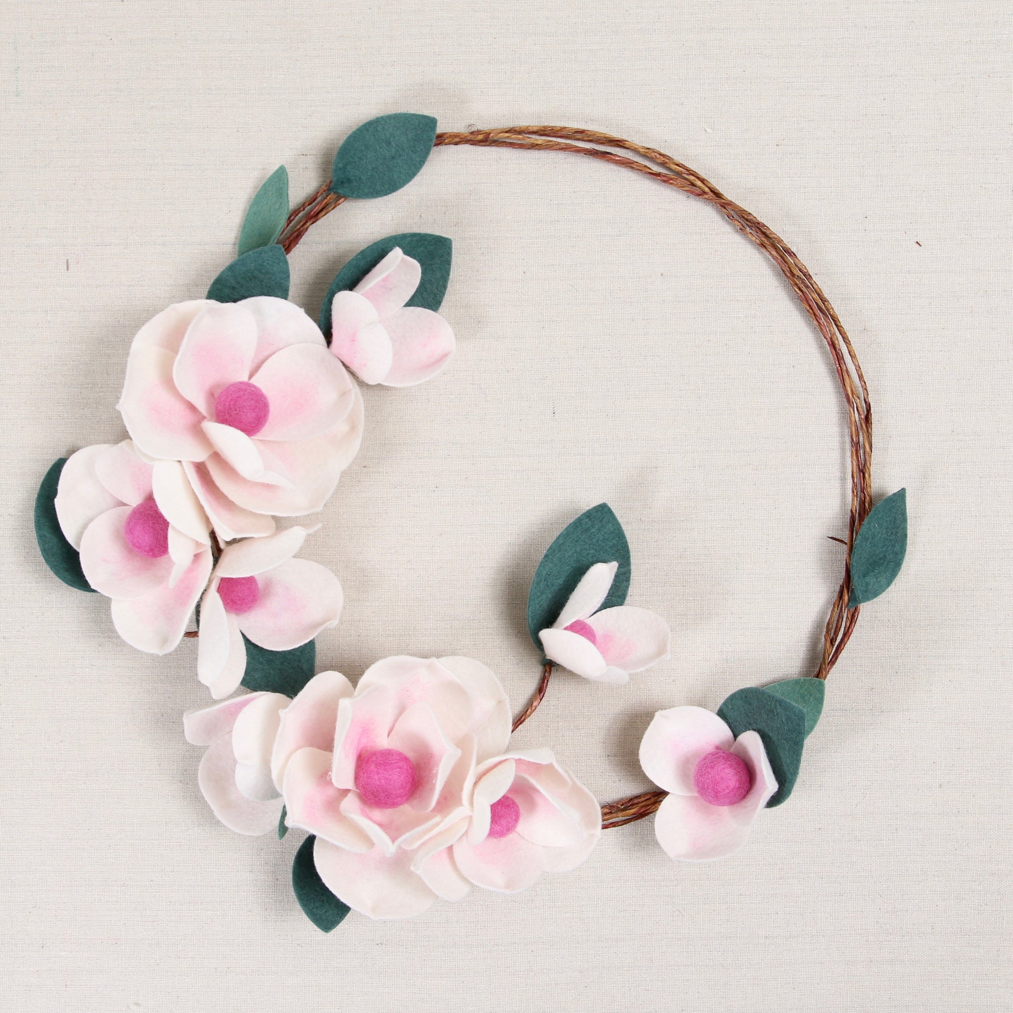 diy anemone wreath