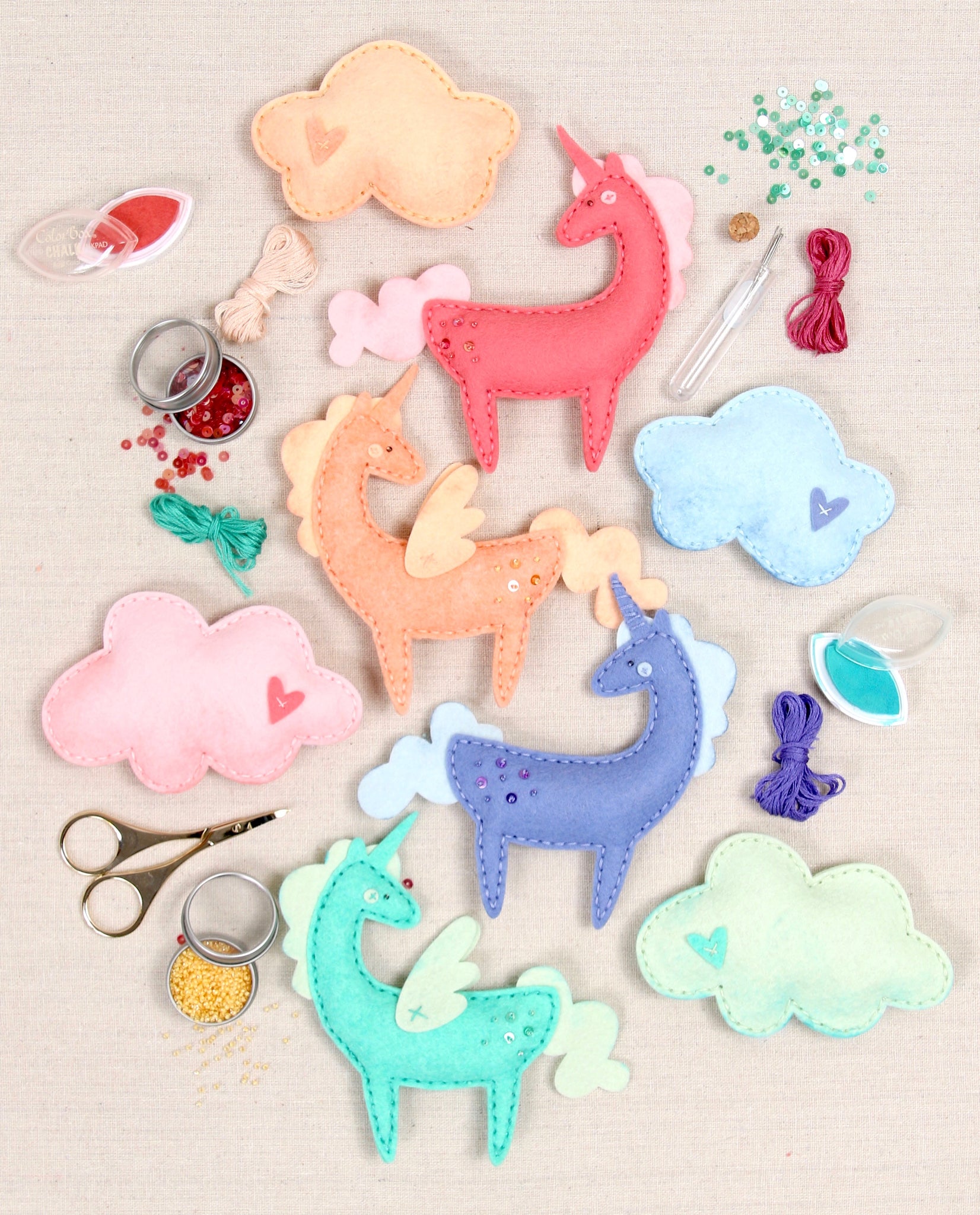 rainbow unicorn crafts