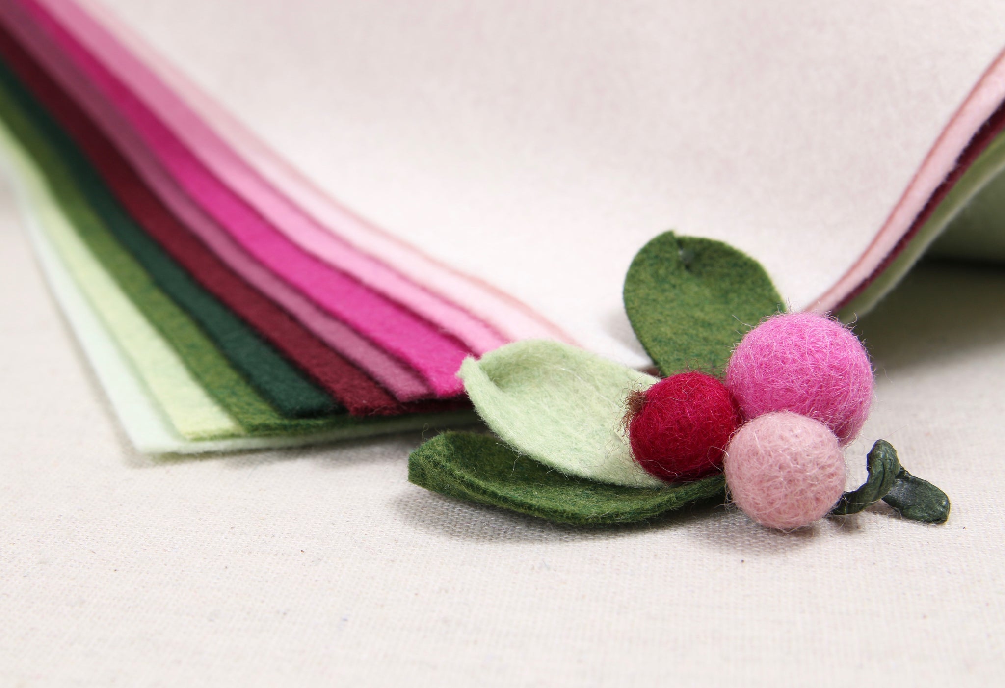 Felt Berry Sprig