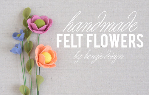 Handmade Felt Flowers