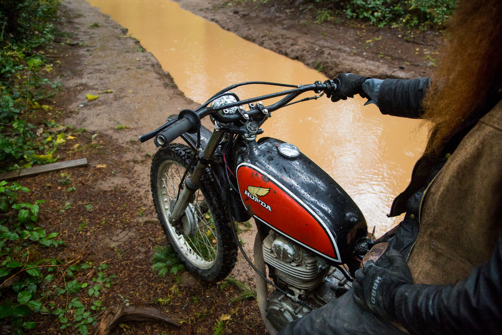 Honda XL350, vintage motorcycle, custom XL350, Dirt Biking