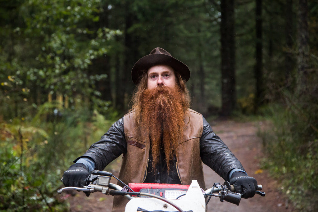 seth neefus, waxed canvas, honda dirt bike, honda cr125, red clouds collective, dirt bike