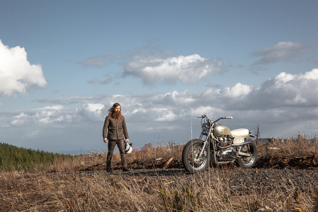 Red Clouds Triumph Motorcycle Build - Rubber Soul