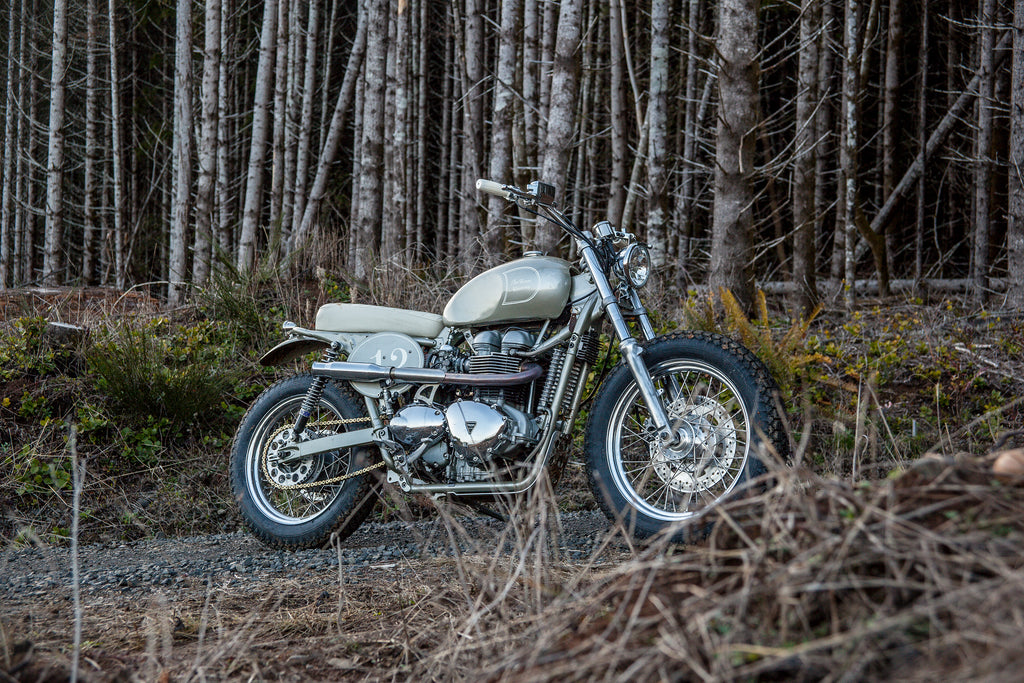 Red Clouds Triumph Motorcycle Build - Rubber Soul