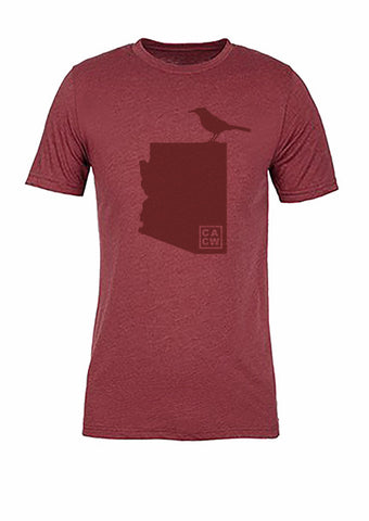 Arizona State Bird Tee/Red on Red - Women's