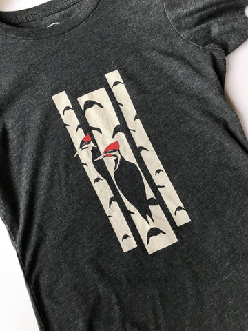 Pileated Woodpecker T-Shirt Women's