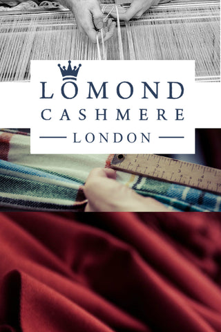 Lomond Cashmere Scarves Made in Scotland | Shop now at The Cashmere Choice | London