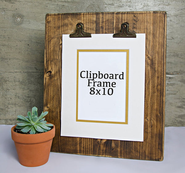 Rustic Wooden Picture Clipboard