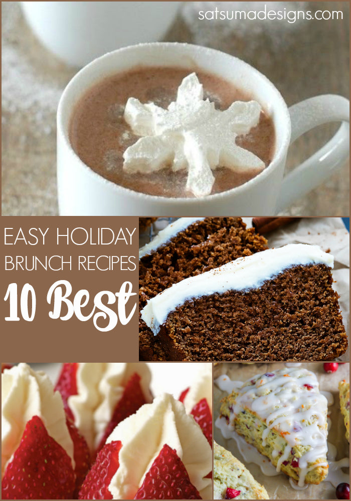 10 best easy holiday brunch recipes