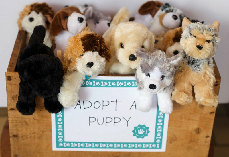 Host an adopt a puppy party | SatsumaDesigns.com #birthday #party #puppy