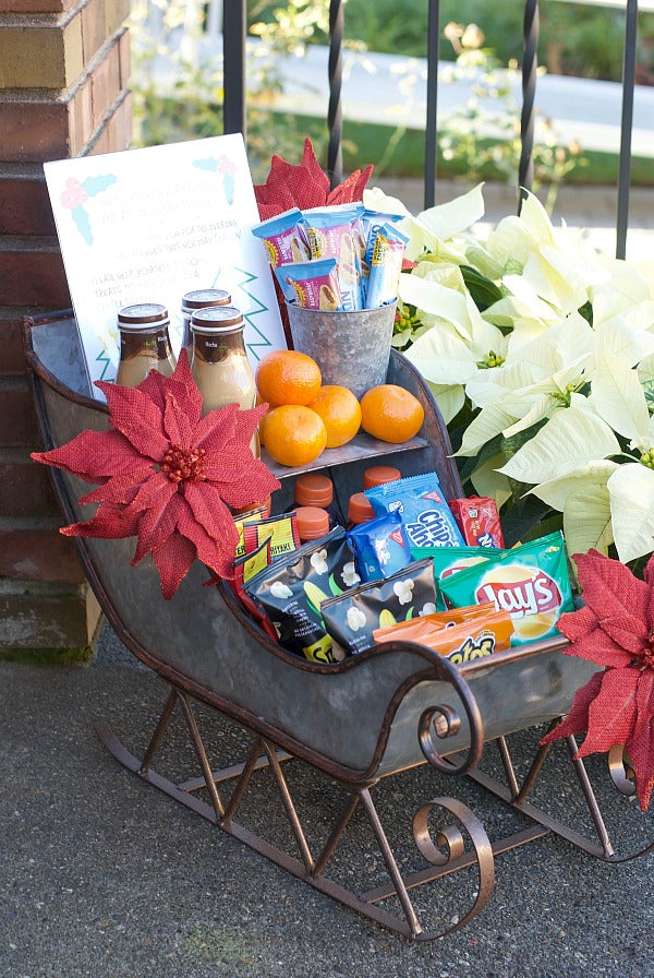 Make someone happy! Set up my delivery driver holiday treat station this season. Share your gratitude with those who serve us all year and especially during the busy shipping season! #holiday #printable #ups #usps #fedex #dhl #amazonprime #treatstation #snackstation #comfortstation #satsumadesigns #blackfriday #cybermonday