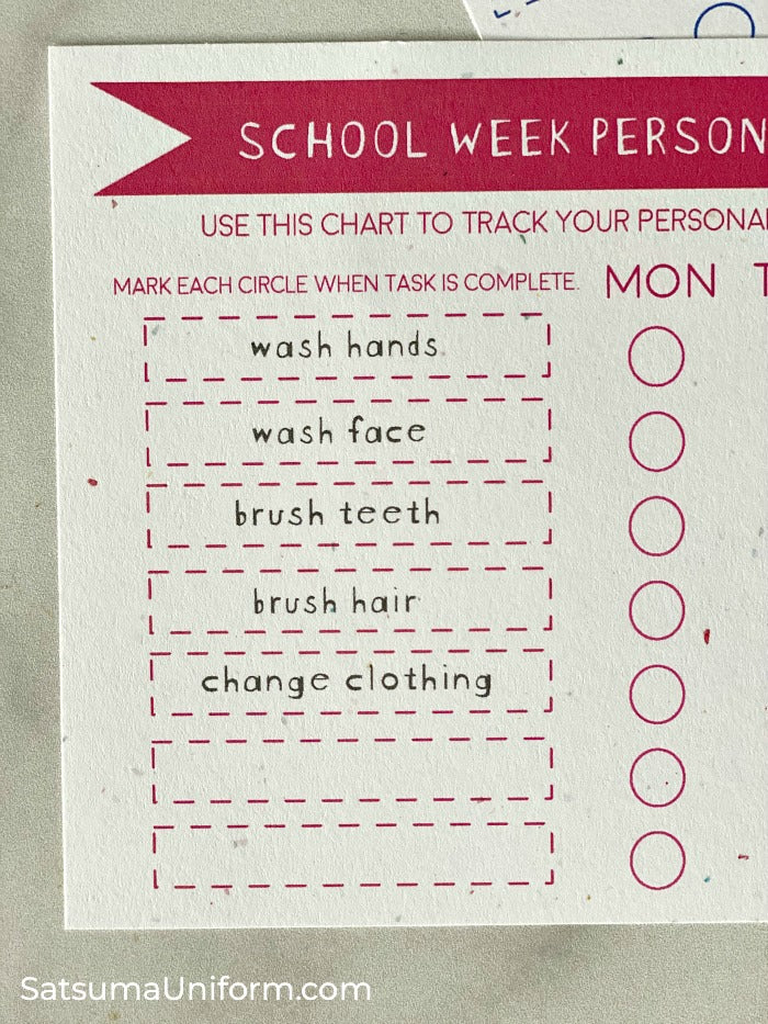 If you've heard the expression, 'dress for the job you want', here are my tips to give kids the best start with distance learning. My tips include a personal hygiene checklist that can be used to help kids create great morning routine habits that set them up for successful #distancelearning. #checklist #printable #elearning #onlineschool #zoom #teams #printables #homeschool #homeschooling #success