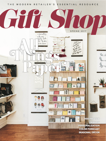 gift shop magazine featuring satsuma kids shop