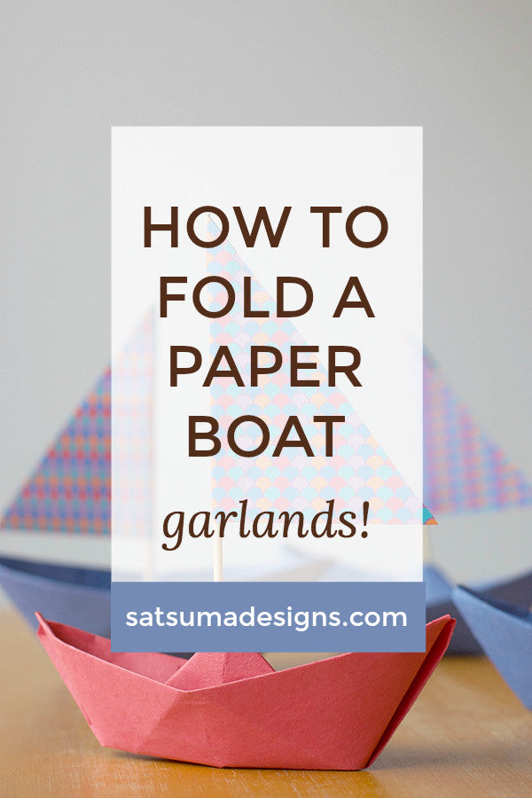 how to fold a paper boat | boat origami