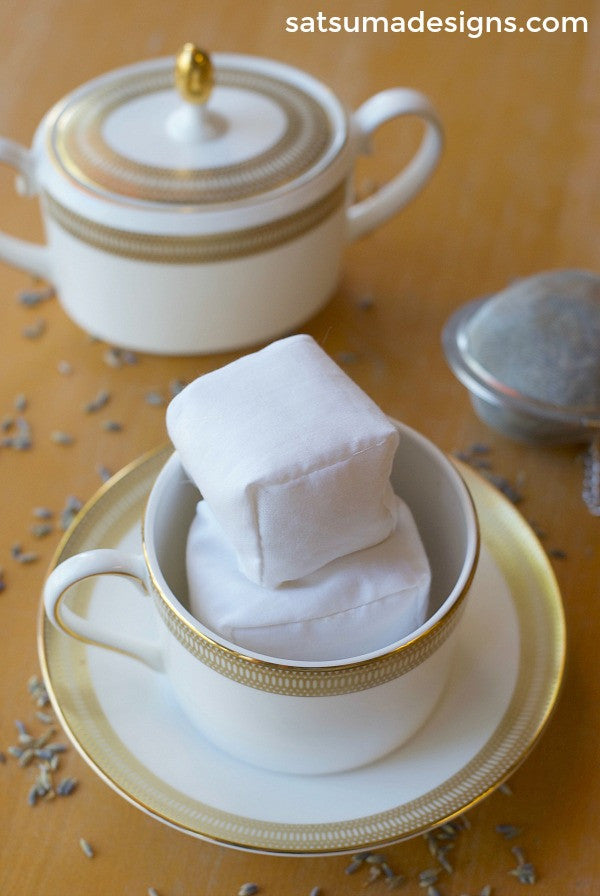 lavender sugar cube sachets