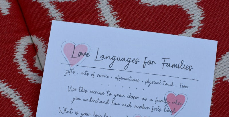 Love languages for families worksheet to learn what makes your family members feel most cherished. Super family gathering exercise that brings participants closer together when we all recognize what the others' need to feel loved. #lovelanguage #lovelanguages #fivelovelanguages #family #familycounseling #familytherapy #therapy #selfawareness #meditate #love