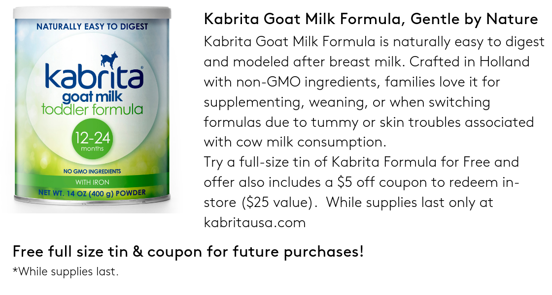 Kabrita Goat Milk Formula, Gentle by Nature