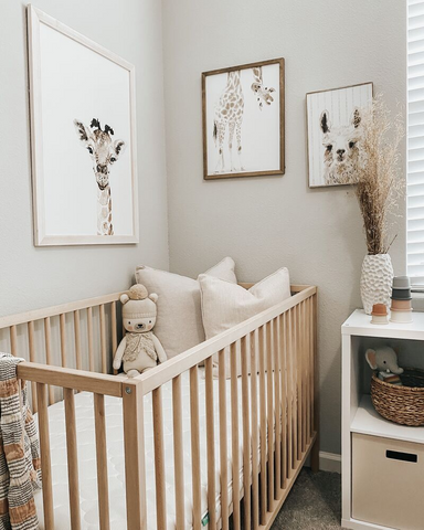 Room filled with all the nursery essentials