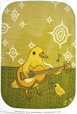 Duckling Art Print (signed) by Susie Ghahremani / boygirlparty.com