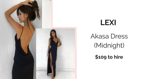 LEXI Akasa Dress Designer Dress Hire North Sydney