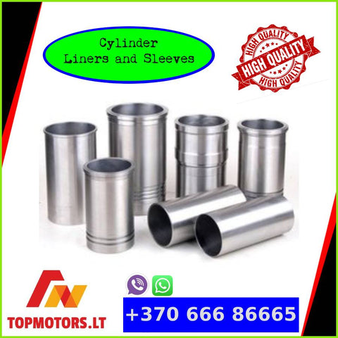 High level quality cylinder liners and sleeves for all type of construction machinery, trucks and cars