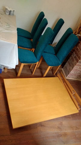 Handpainted Dining Table & Chairs Before 1