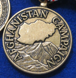 Afghanistan campaign medal Pocket Square Heroes™