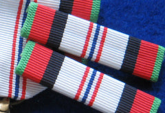 Afghanistan campaign ribbon Pocket Square Heroes™