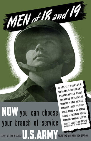 U.S. Army Poster via Pocket Square Heroes