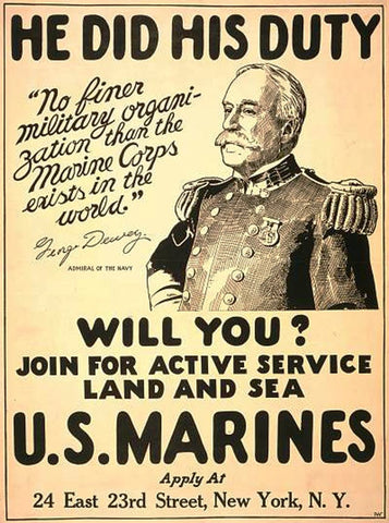 Duty USMC Poster By Pocket Square Heroes Blog