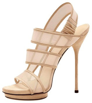 Gucci Bette High-Heeled Pratt Light Powder Sandals