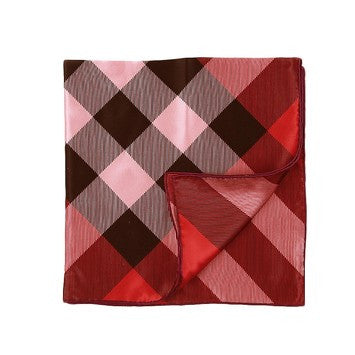 burberry red check scarf