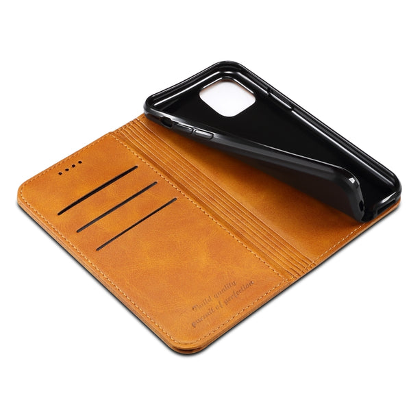 Suteni Calf Texture Horizontal Flip Leather Case with Holder & Card Slots & Wallet for iPh...(Black)