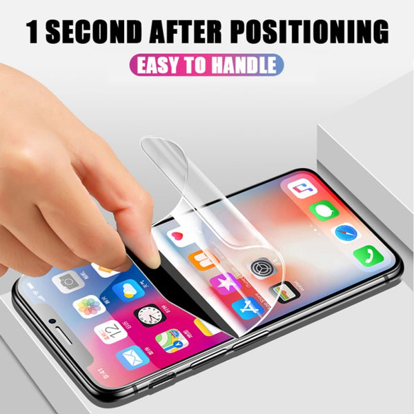 Soft Hydrogel Film Full Cover Front Protector for iPhone X XS 11 Pro