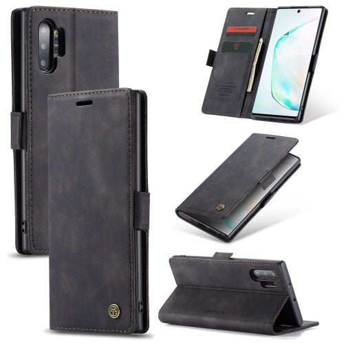 CaseMe-013 Multifunctional Horizontal Flip Leather Case with Card Slot & Holder & Wallet f...(Black)