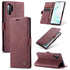 CaseMe-013 Multifunctional Horizontal Flip Leather Case with Card Slot & Holder & Wallet fo...(Wine)