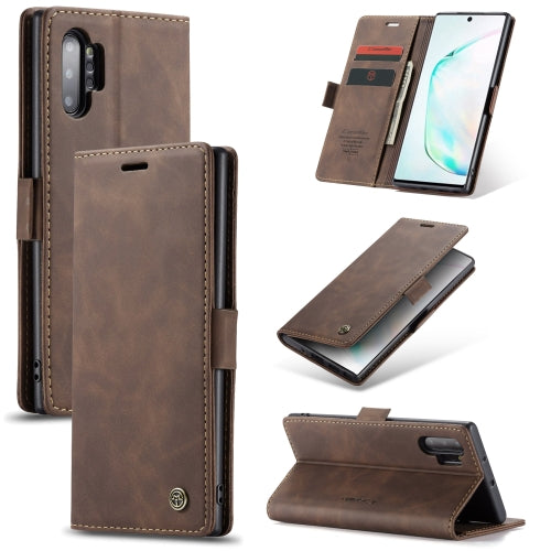 CaseMe-013 Multifunctional Horizontal Flip Leather Case with Card Slot & Holder & Wallet ...(Coffee)