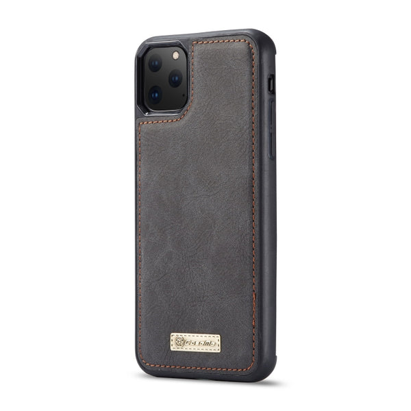 For iPhone 11 Pro Max CaseMe-007 Detachable Multifunctional Horizontal Flip Leather Case w...(Black)