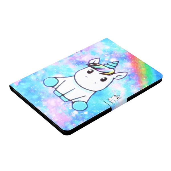 For Huawei MatePad T8 Colored Drawing Horizontal Flip Leathe