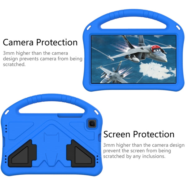 For Samsung Galaxy Tab A 8.0 (2019) T290 T295 EVA Flat Anti Falling Protective Case Shell w...(Blue)