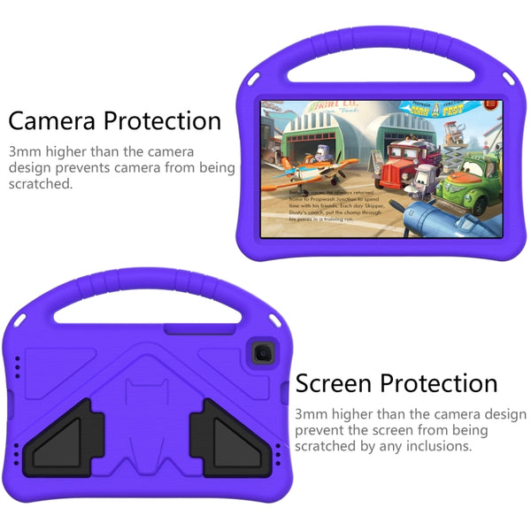 For Samsung Galaxy Tab A 8.0 (2019) T290 T295 EVA Flat Anti Falling Protective Case Shell...(Purple)