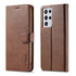 For Samsung Galaxy S21 Ultra 5G LC.IMEEKE Calf Texture Horizontal Flip Leather Case with H...(Brown)