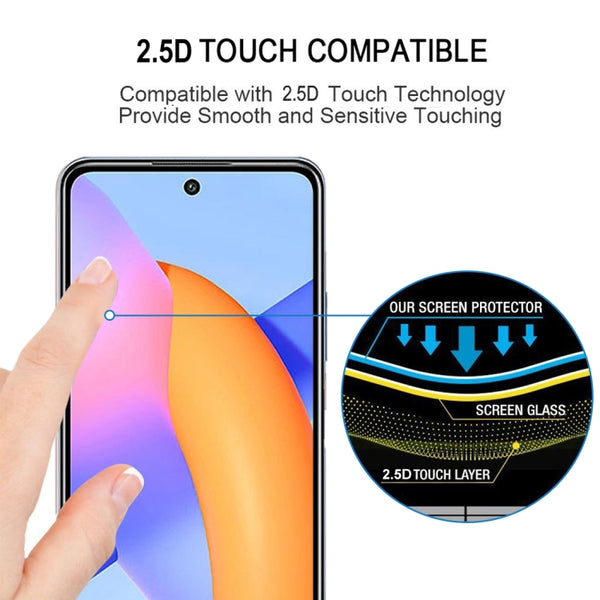 For Huawei Honor 10X Lite Full Glue Full Screen Tempered Gla