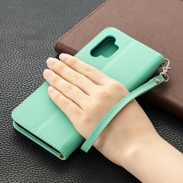 For Samsung Galaxy A32 5G Litchi Texture Pure Color Horizontal Flip PU Leather Case with H...(Green)
