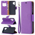 For Samsung Galaxy A32 5G Litchi Texture Pure Color Horizontal Flip PU Leather Case with ...(Purple)