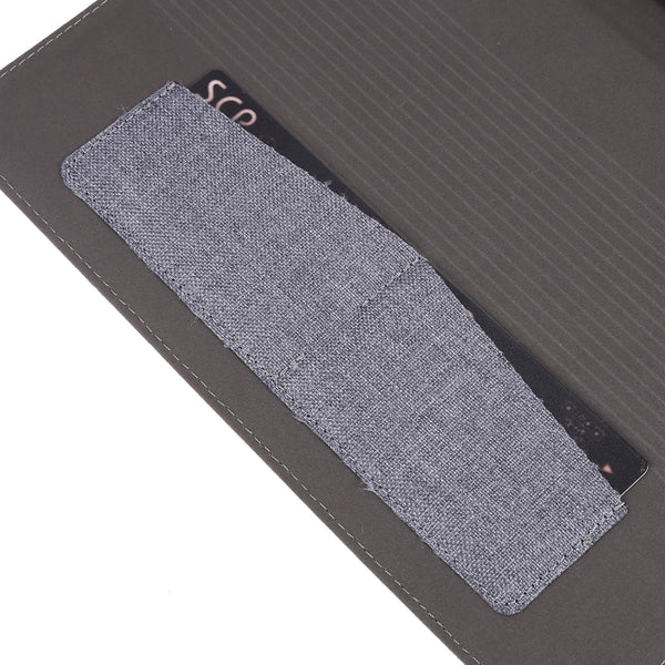 For Samsung Galaxy Tab S8 Tab S8 Plus Tab S7 FE Tab S7 T970 Horizontal Flip TPU Fabric...(Dark Blue)